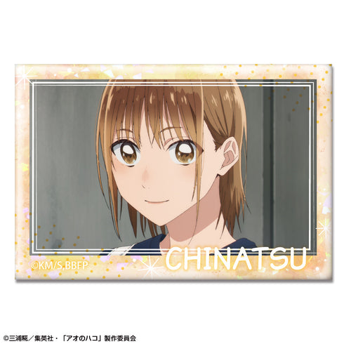 『アオのハコ』ホログラム缶バッジ デザイン03(鹿野千夏/A)【202509再販】